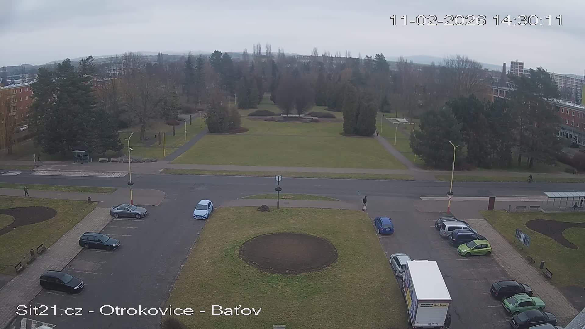 Otrokovice Batov Community Center Park & Flood Memorial Live Cam -  Otrokovice, Zlin, Czechia