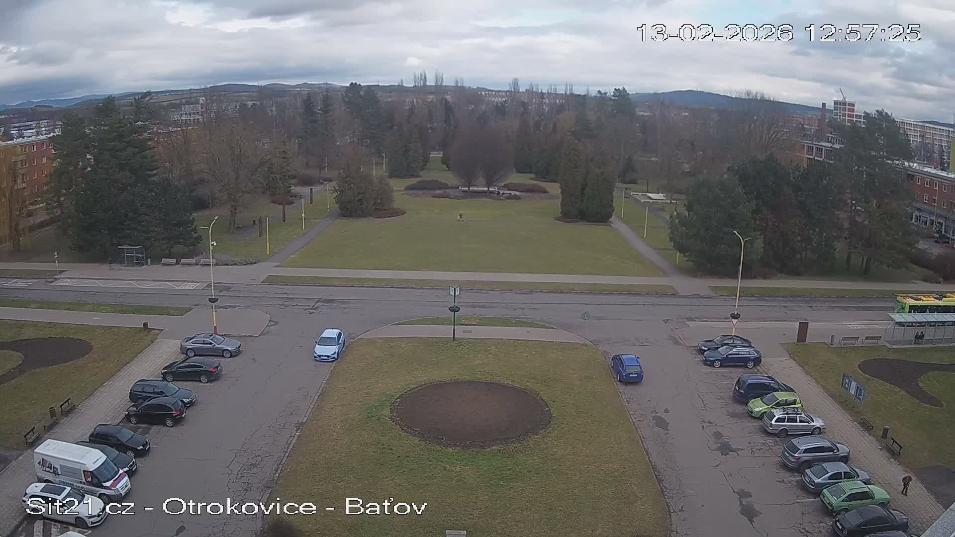 Otrokovice Batov Community Center Park & Flood Memorial Live Cam -  Otrokovice, Zlin, Czechia