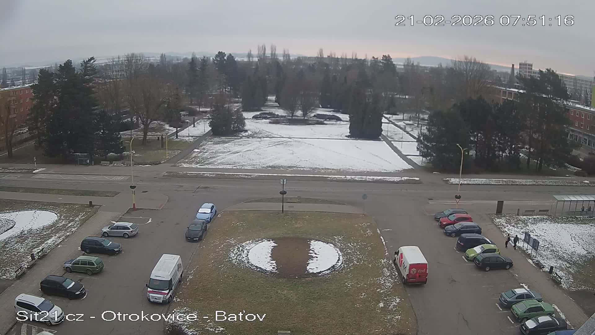 Otrokovice Batov Community Center Park & Flood Memorial Live Cam -  Otrokovice, Zlin, Czechia