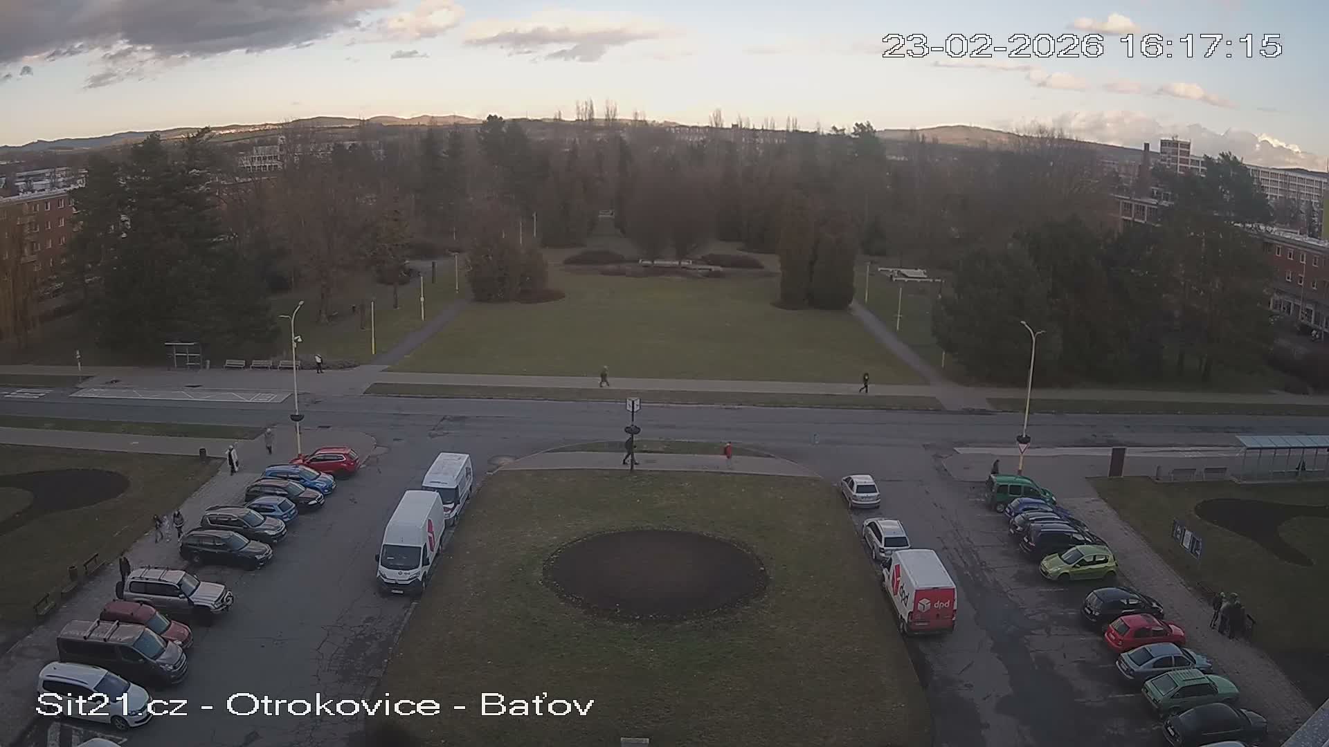 Otrokovice Batov Community Center Park & Flood Memorial Live Cam -  Otrokovice, Zlin, Czechia