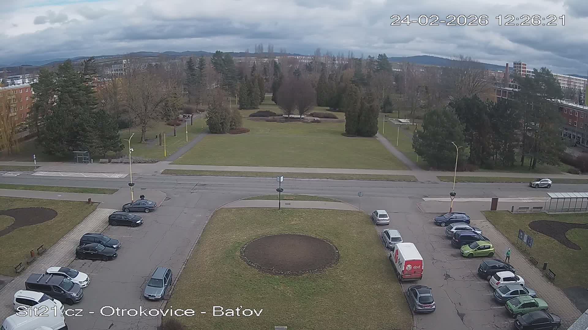 Otrokovice Batov Community Center Park & Flood Memorial Live Cam -  Otrokovice, Zlin, Czechia