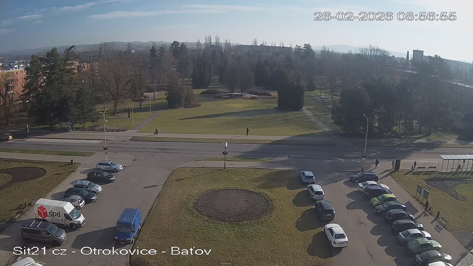 Otrokovice Batov Community Center Park & Flood Memorial Live Cam -  Otrokovice, Zlin, Czechia