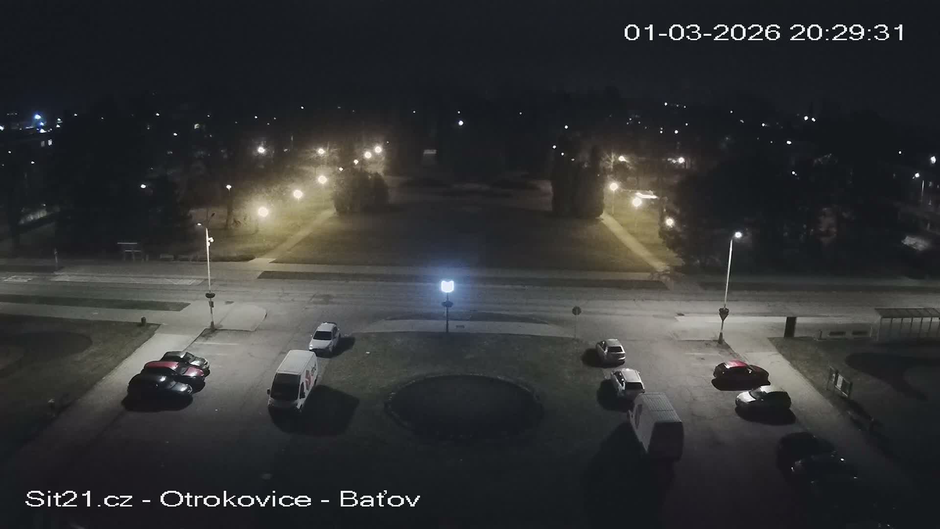 Otrokovice Batov Community Center Park & Flood Memorial Live Cam -  Otrokovice, Zlin, Czechia