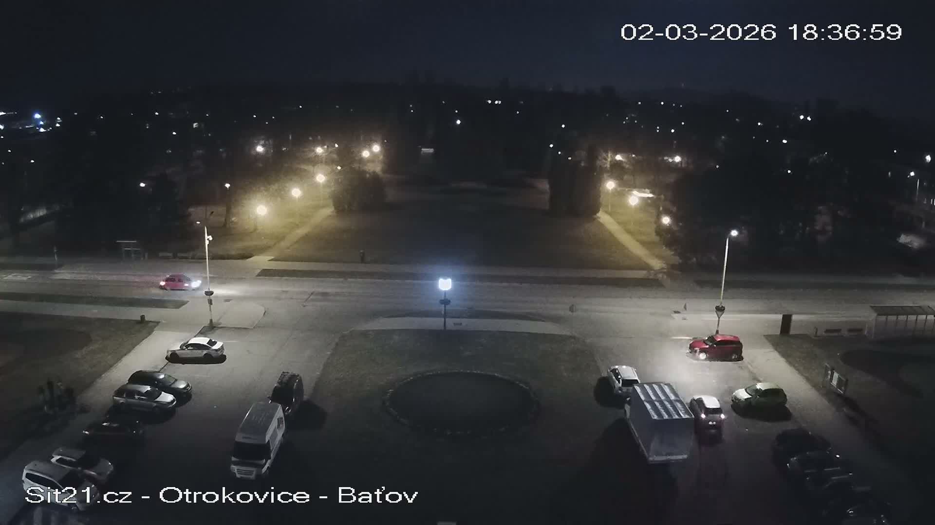 Otrokovice Batov Community Center Park & Flood Memorial Live Cam -  Otrokovice, Zlin, Czechia
