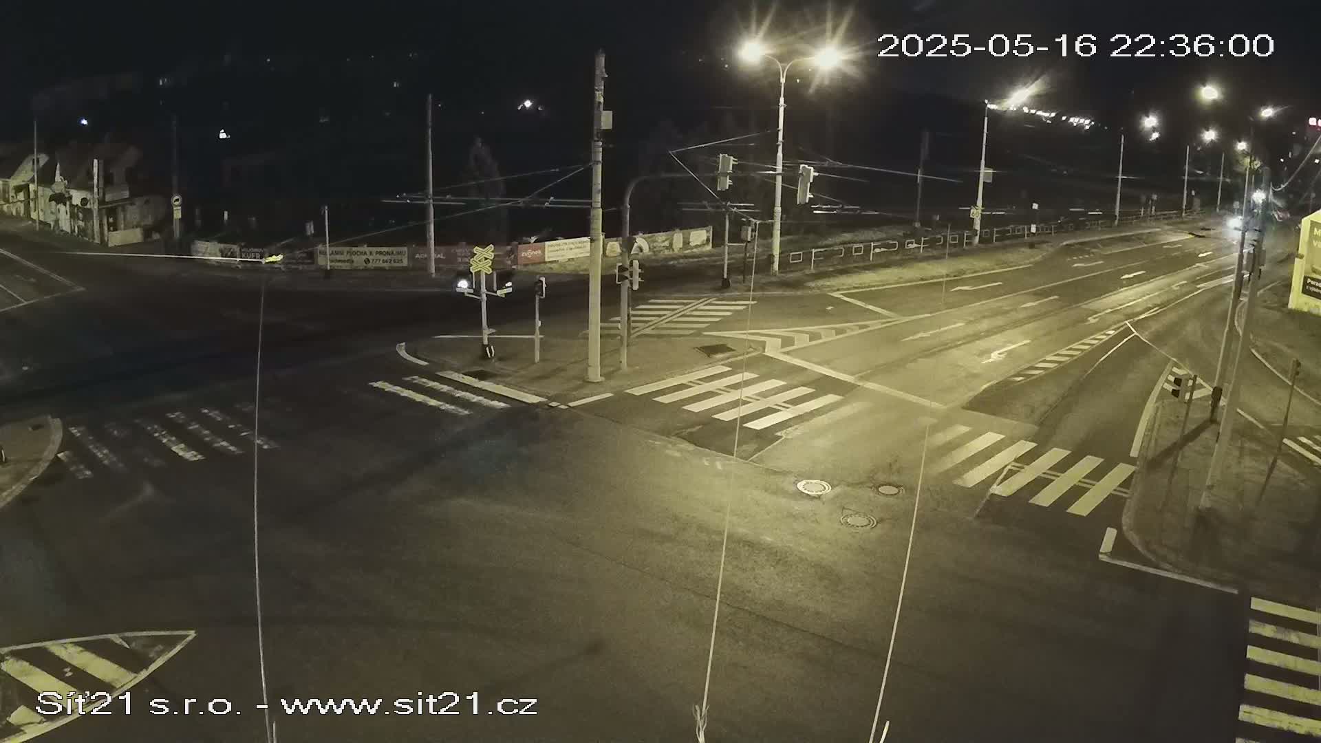 Otrokovice-Kvitkovice-Zlin - Railway Highway 55 & 49 Junction Live Cam - Otrokovice, Zlin, Czechia