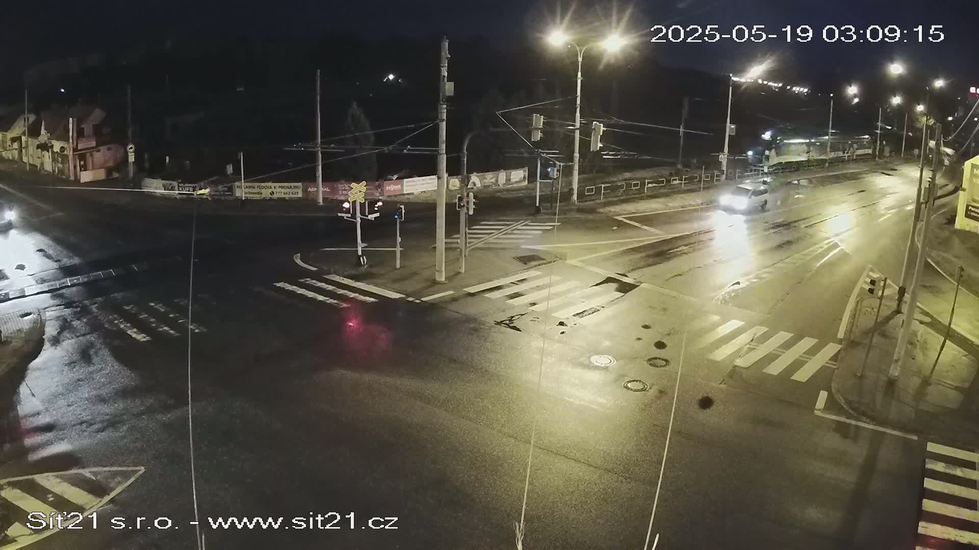 Otrokovice-Kvitkovice-Zlin - Railway Highway 55 & 49 Junction Live Cam - Otrokovice, Zlin, Czechia