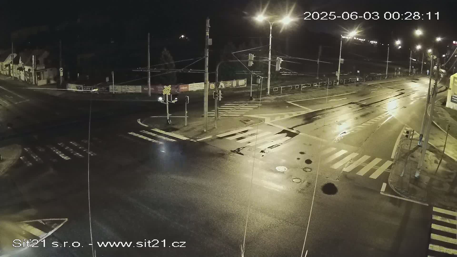 Otrokovice-Kvitkovice-Zlin - Railway Highway 55 & 49 Junction Live Cam - Otrokovice, Zlin, Czechia