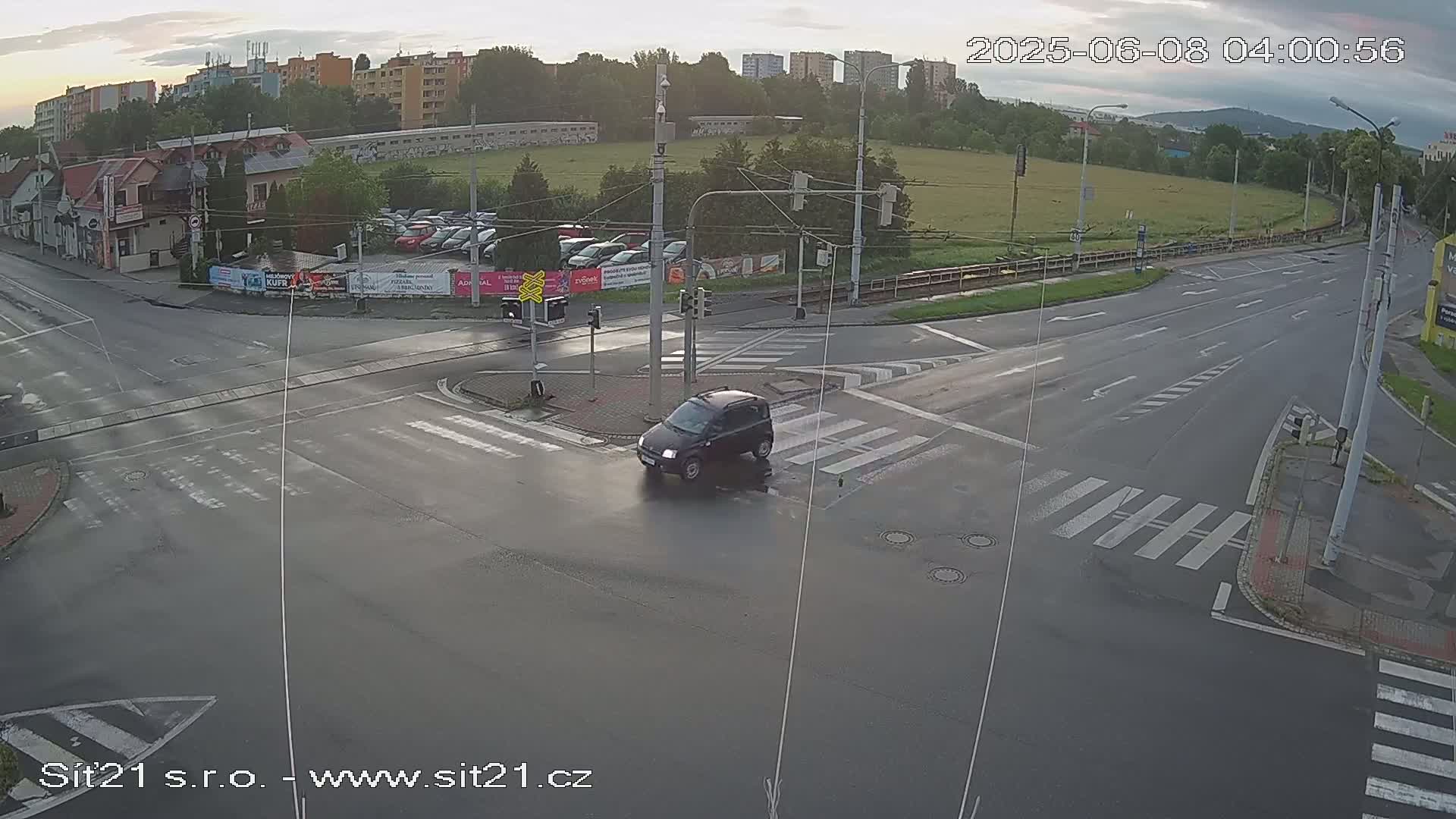 Otrokovice-Kvitkovice-Zlin - Railway Highway 55 & 49 Junction Live Cam - Otrokovice, Zlin, Czechia