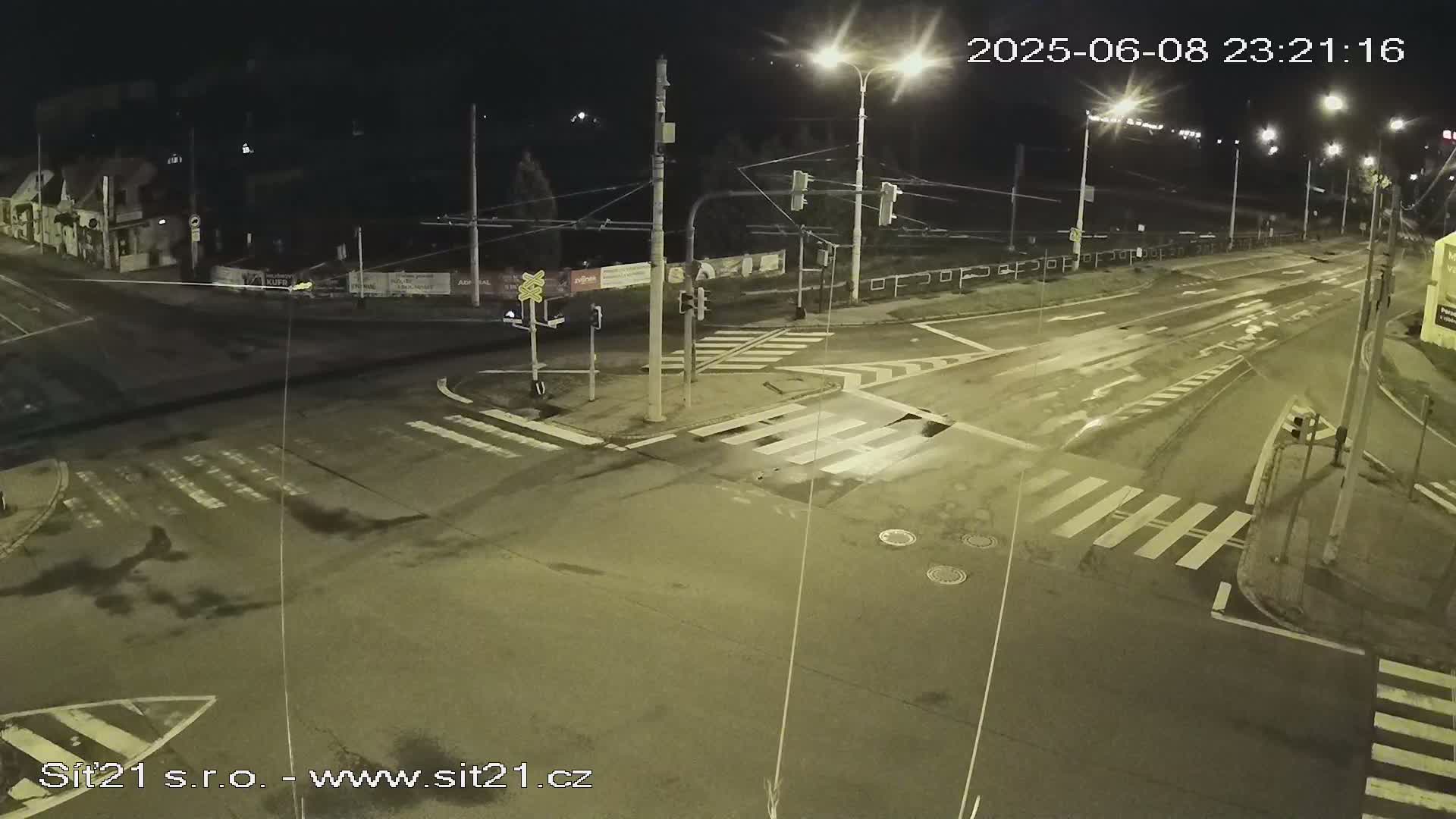 Otrokovice-Kvitkovice-Zlin - Railway Highway 55 & 49 Junction Live Cam - Otrokovice, Zlin, Czechia