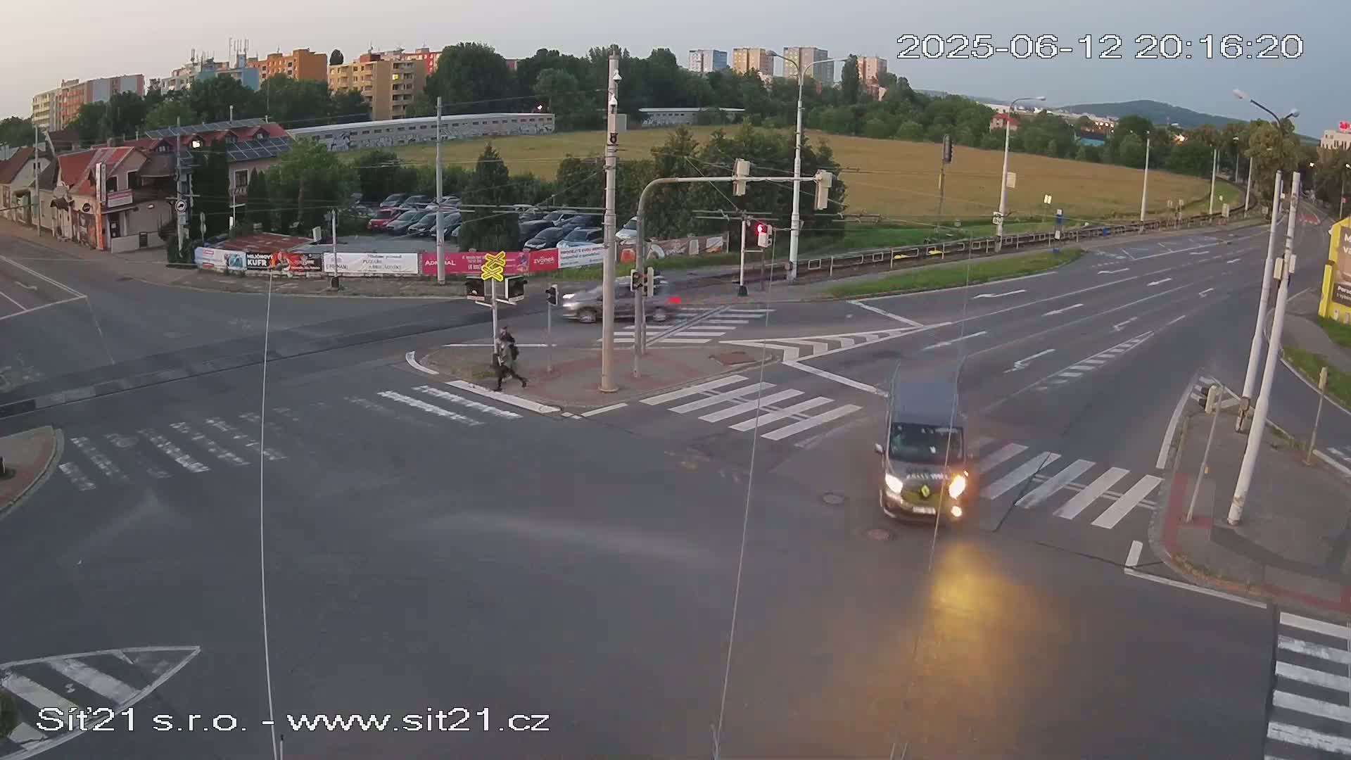 Otrokovice-Kvitkovice-Zlin - Railway Highway 55 & 49 Junction Live Cam - Otrokovice, Zlin, Czechia