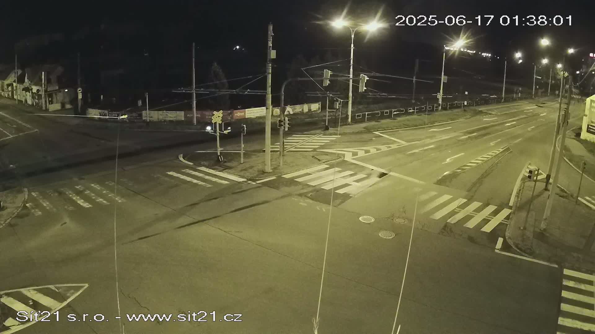 Otrokovice-Kvitkovice-Zlin - Railway Highway 55 & 49 Junction Live Cam - Otrokovice, Zlin, Czechia