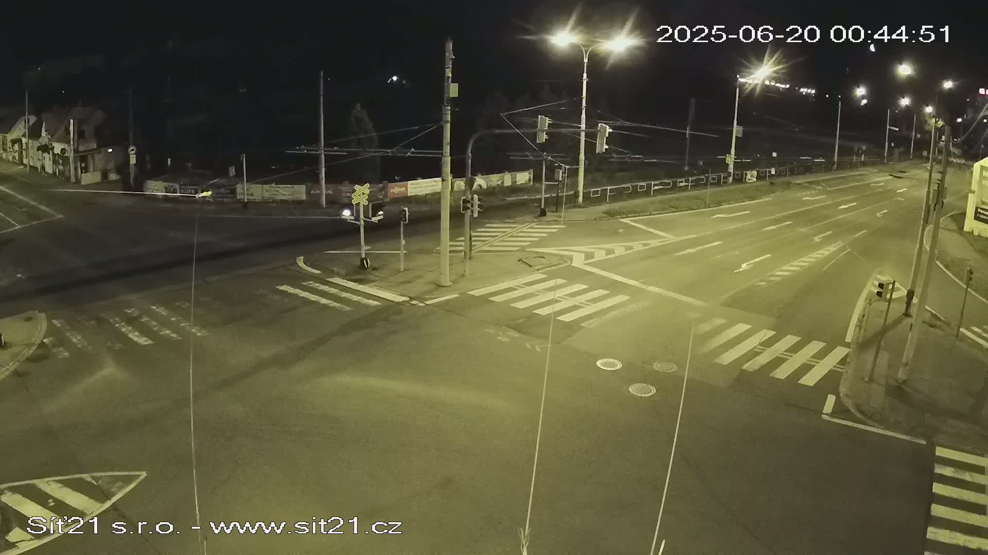Otrokovice-Kvitkovice-Zlin - Railway Highway 55 & 49 Junction Live Cam - Otrokovice, Zlin, Czechia
