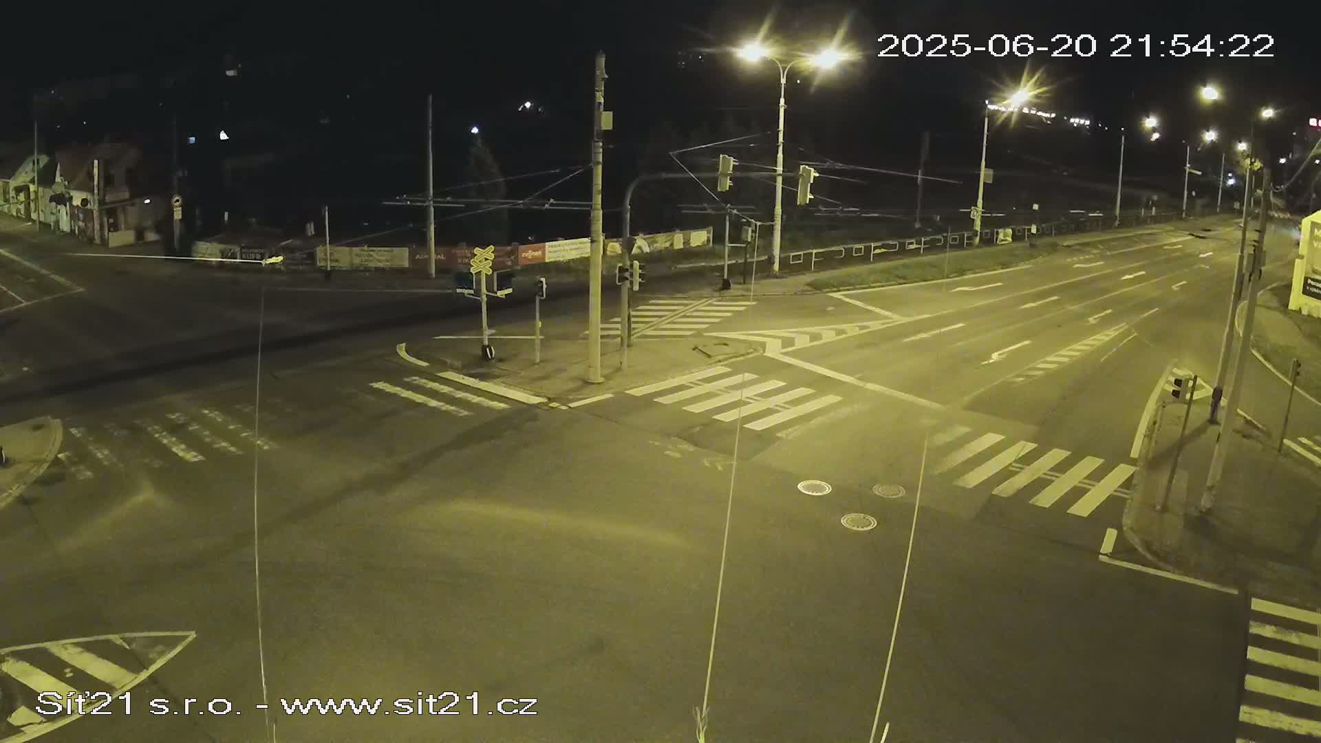 Otrokovice-Kvitkovice-Zlin - Railway Highway 55 & 49 Junction Live Cam - Otrokovice, Zlin, Czechia