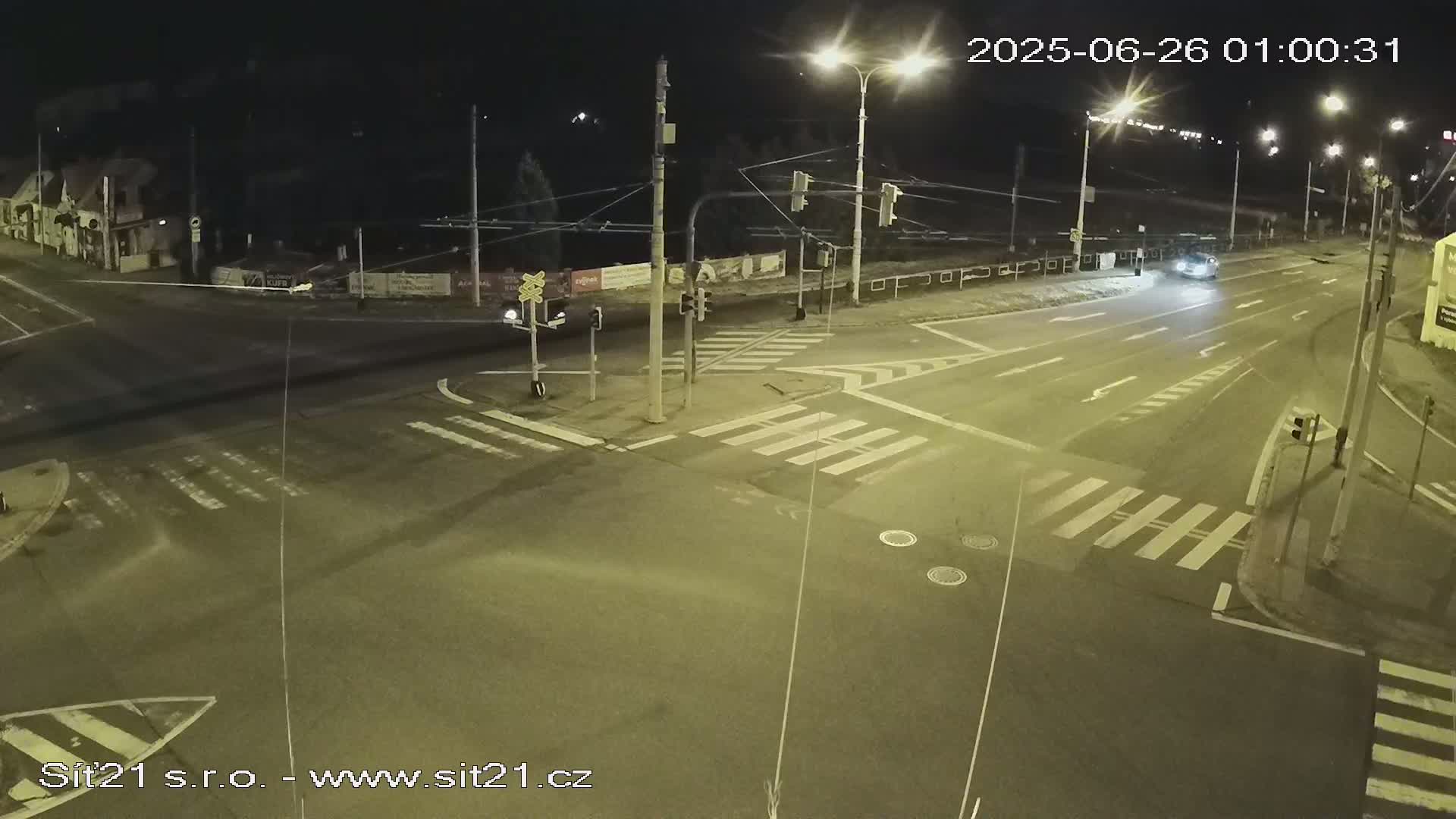 Otrokovice-Kvitkovice-Zlin - Railway Highway 55 & 49 Junction Live Cam - Otrokovice, Zlin, Czechia