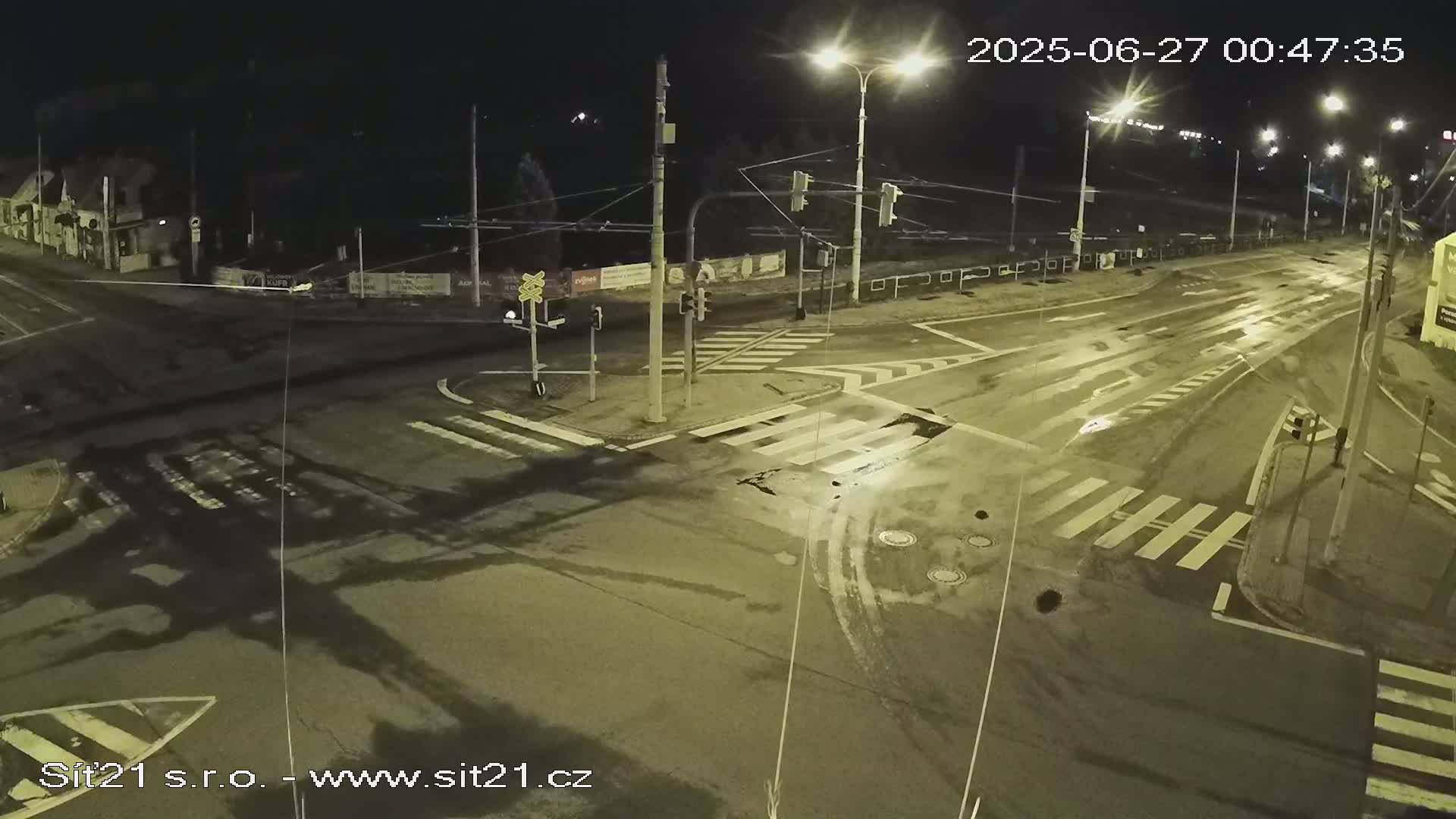 Otrokovice-Kvitkovice-Zlin - Railway Highway 55 & 49 Junction Live Cam - Otrokovice, Zlin, Czechia