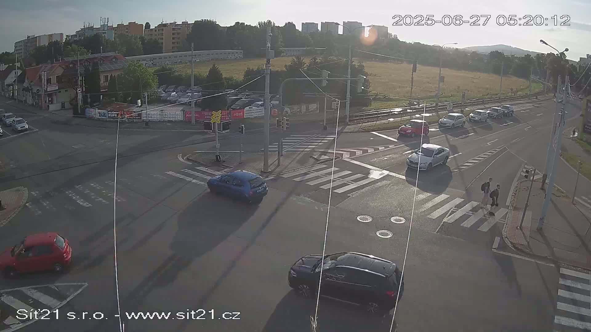 Otrokovice-Kvitkovice-Zlin - Railway Highway 55 & 49 Junction Live Cam - Otrokovice, Zlin, Czechia