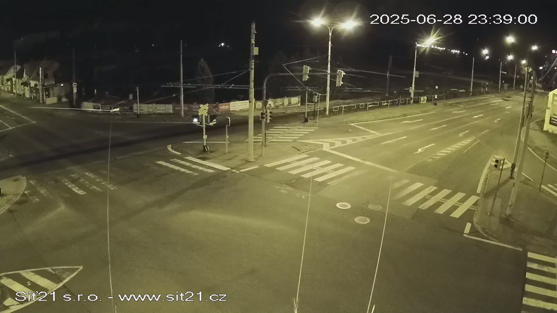 Otrokovice-Kvitkovice-Zlin - Railway Highway 55 & 49 Junction Live Cam - Otrokovice, Zlin, Czechia