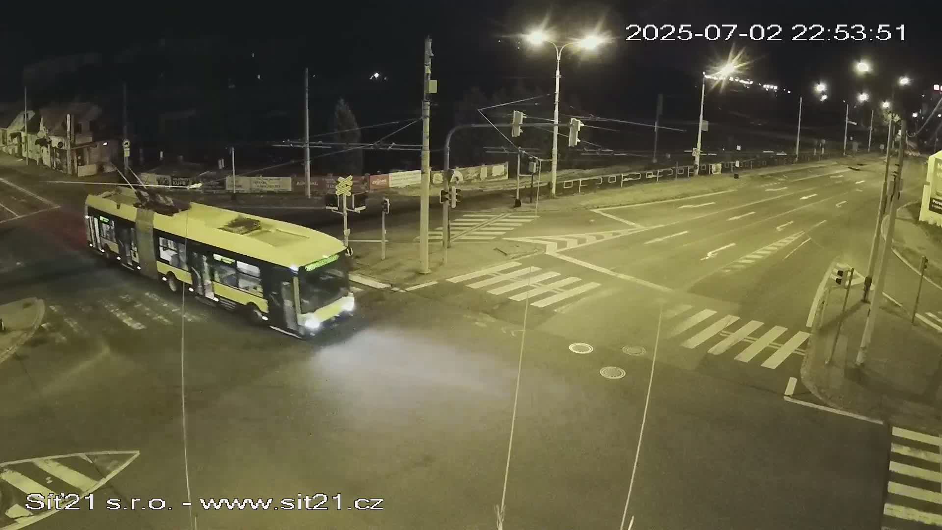 Otrokovice-Kvitkovice-Zlin - Railway Highway 55 & 49 Junction Live Cam - Otrokovice, Zlin, Czechia