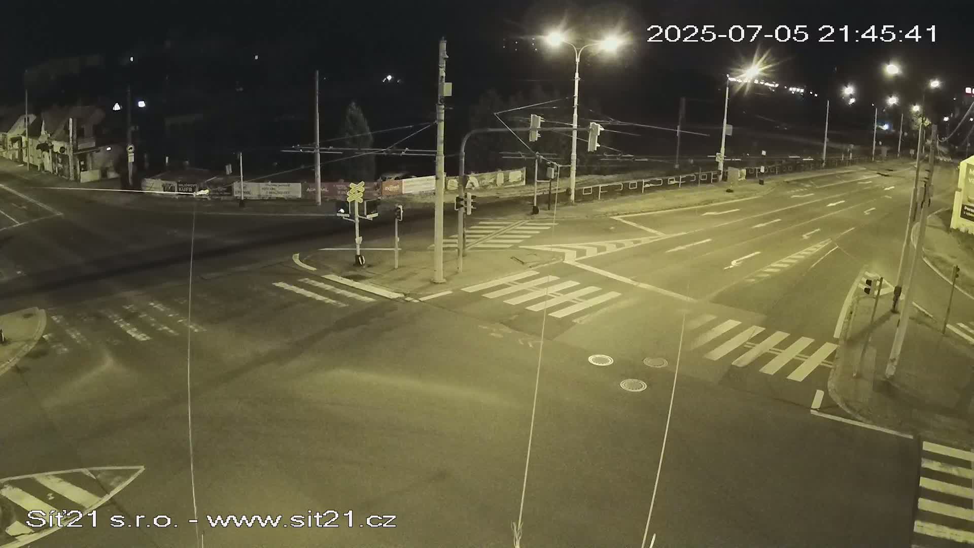 Otrokovice-Kvitkovice-Zlin - Railway Highway 55 & 49 Junction Live Cam - Otrokovice, Zlin, Czechia