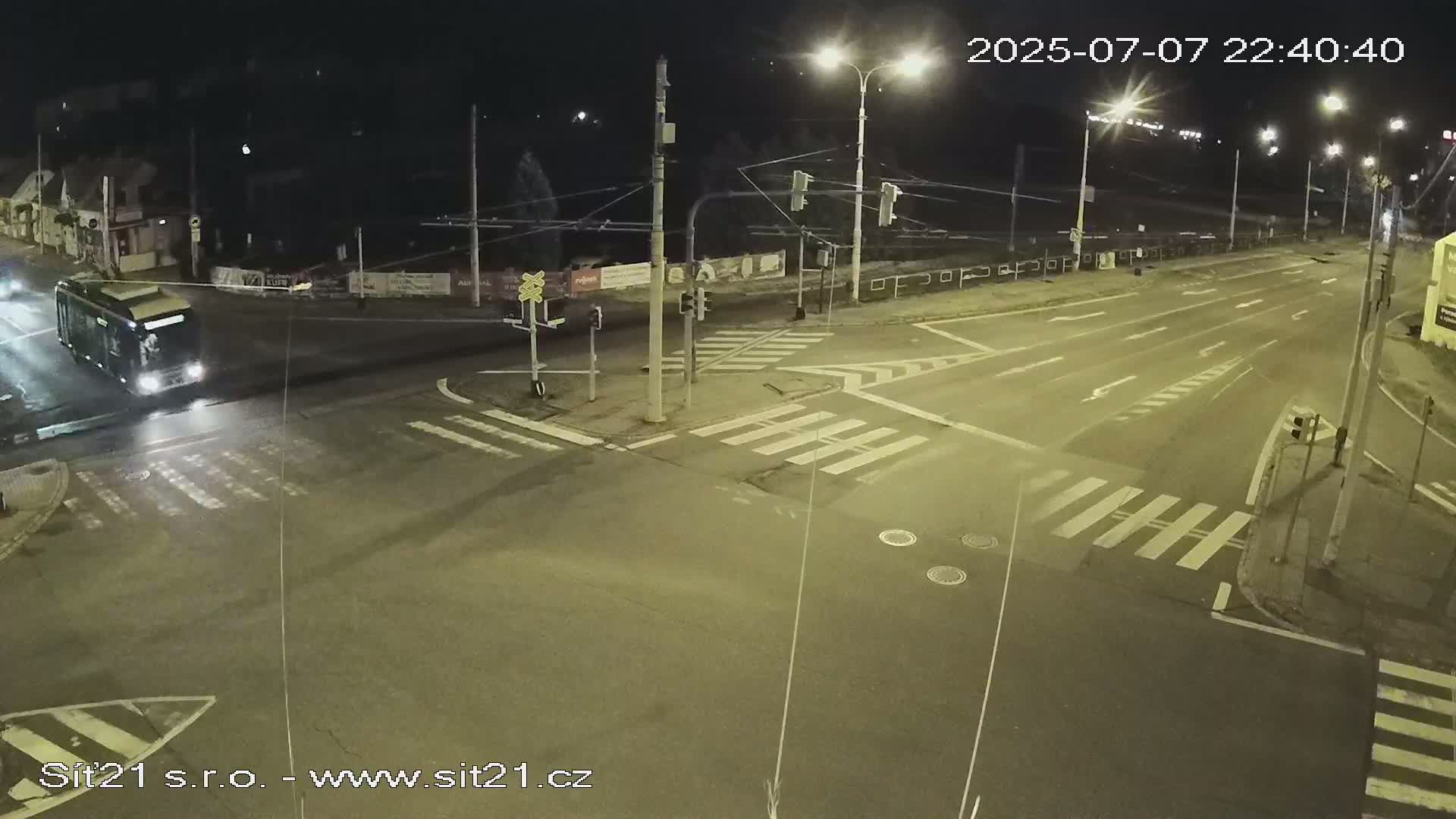 Otrokovice-Kvitkovice-Zlin - Railway Highway 55 & 49 Junction Live Cam - Otrokovice, Zlin, Czechia