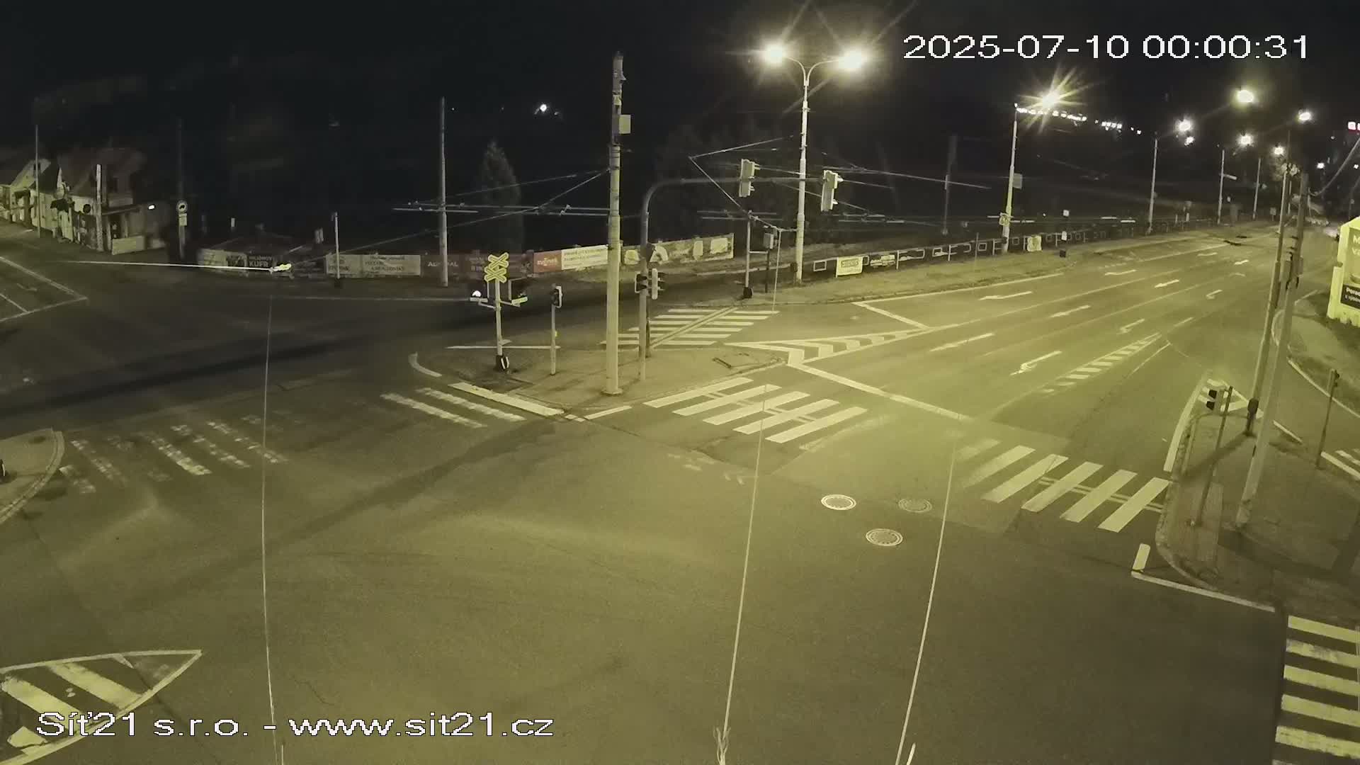 Otrokovice-Kvitkovice-Zlin - Railway Highway 55 & 49 Junction Live Cam - Otrokovice, Zlin, Czechia