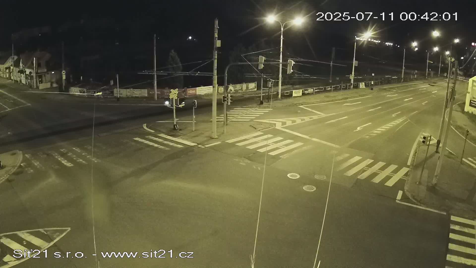 Otrokovice-Kvitkovice-Zlin - Railway Highway 55 & 49 Junction Live Cam - Otrokovice, Zlin, Czechia