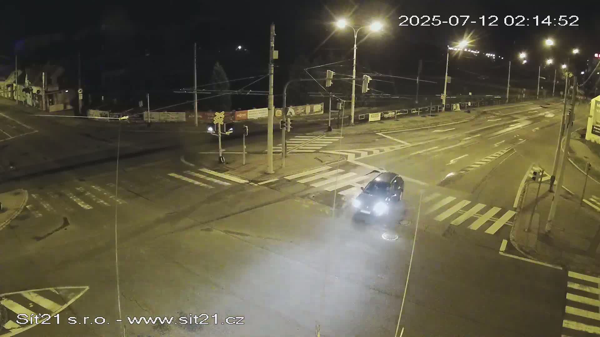 Otrokovice-Kvitkovice-Zlin - Railway Highway 55 & 49 Junction Live Cam - Otrokovice, Zlin, Czechia