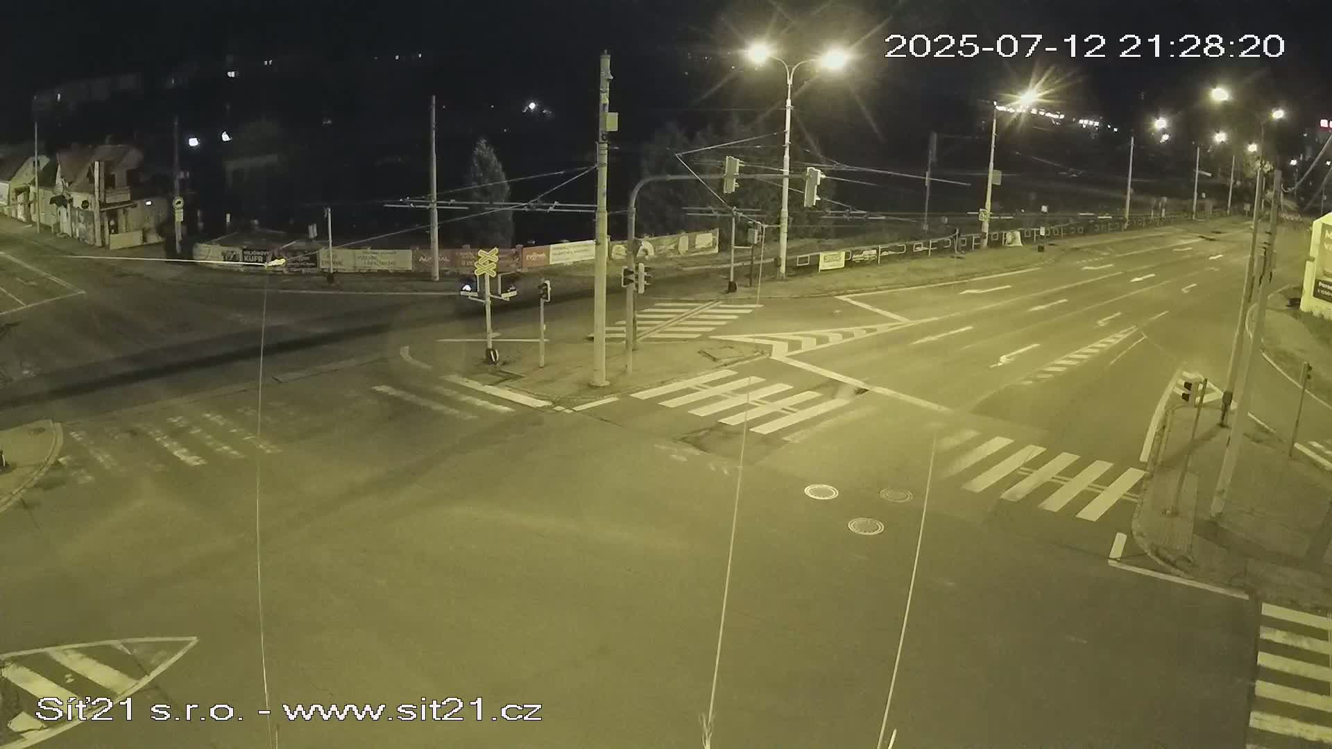 Otrokovice-Kvitkovice-Zlin - Railway Highway 55 & 49 Junction Live Cam - Otrokovice, Zlin, Czechia