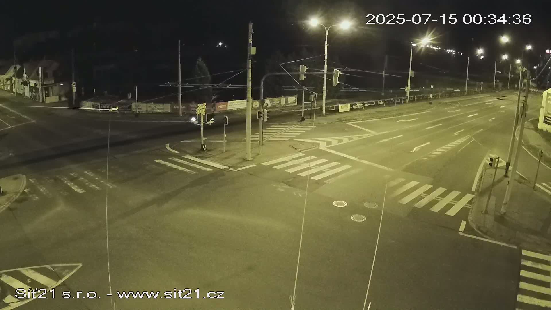 Otrokovice-Kvitkovice-Zlin - Railway Highway 55 & 49 Junction Live Cam - Otrokovice, Zlin, Czechia