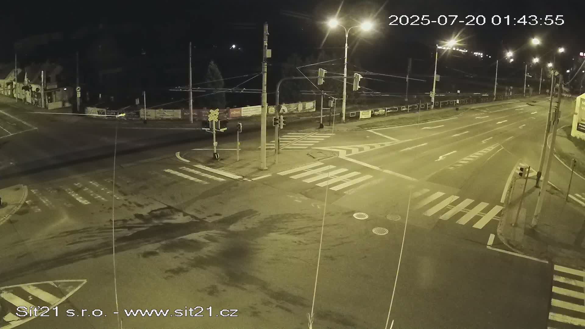 Otrokovice-Kvitkovice-Zlin - Railway Highway 55 & 49 Junction Live Cam - Otrokovice, Zlin, Czechia