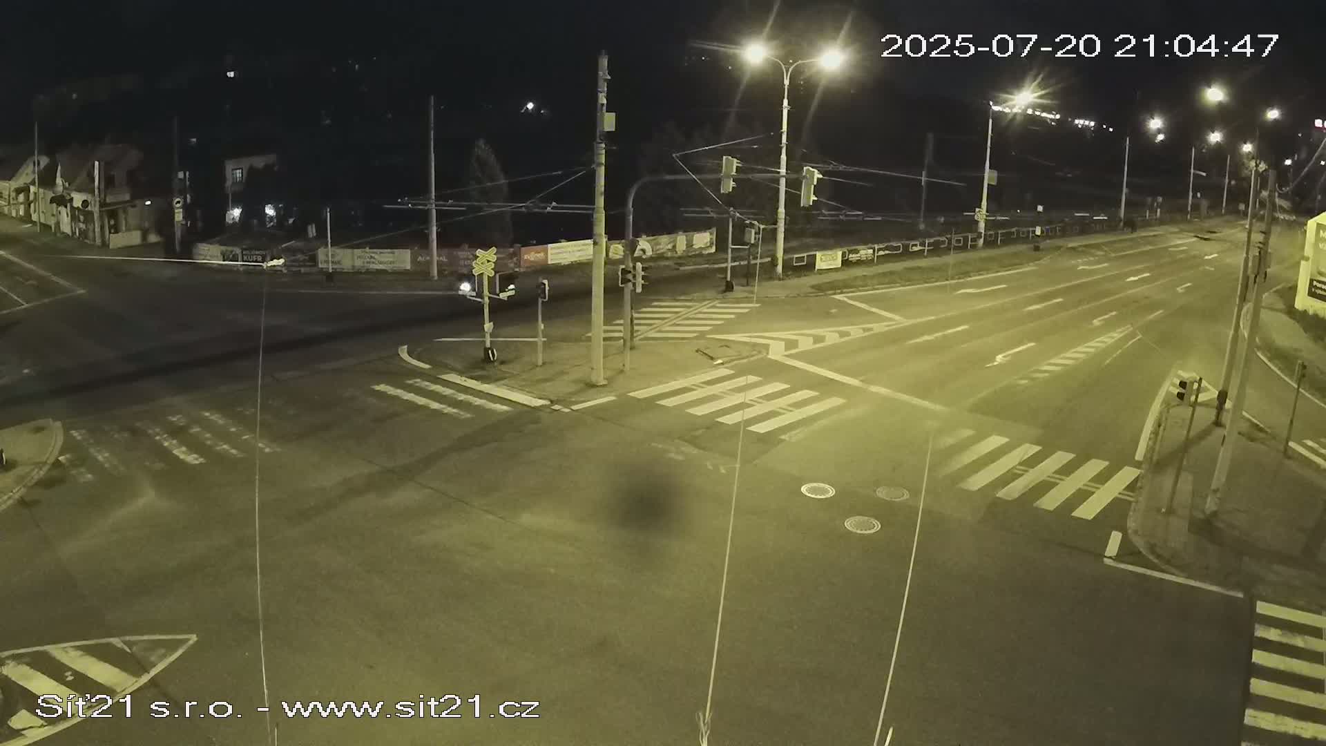 Otrokovice-Kvitkovice-Zlin - Railway Highway 55 & 49 Junction Live Cam - Otrokovice, Zlin, Czechia