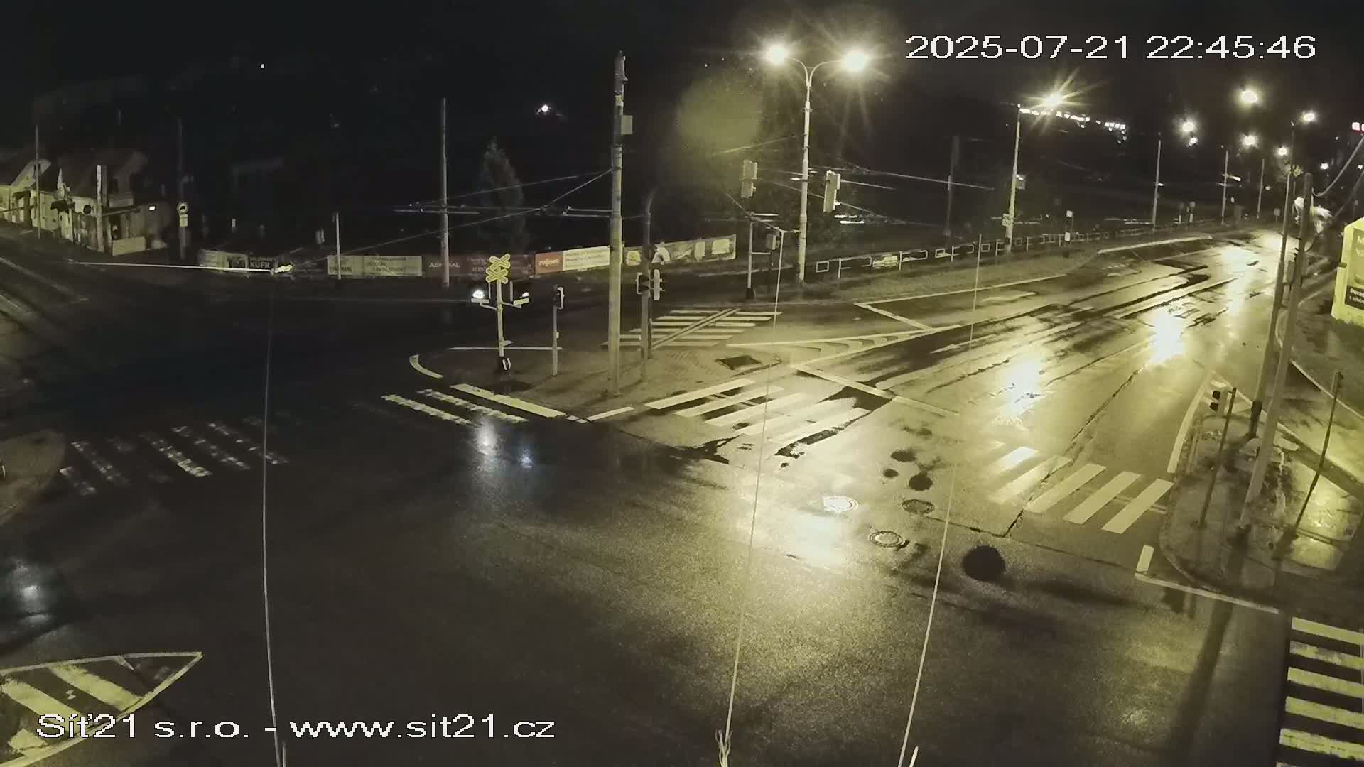 Otrokovice-Kvitkovice-Zlin - Railway Highway 55 & 49 Junction Live Cam - Otrokovice, Zlin, Czechia