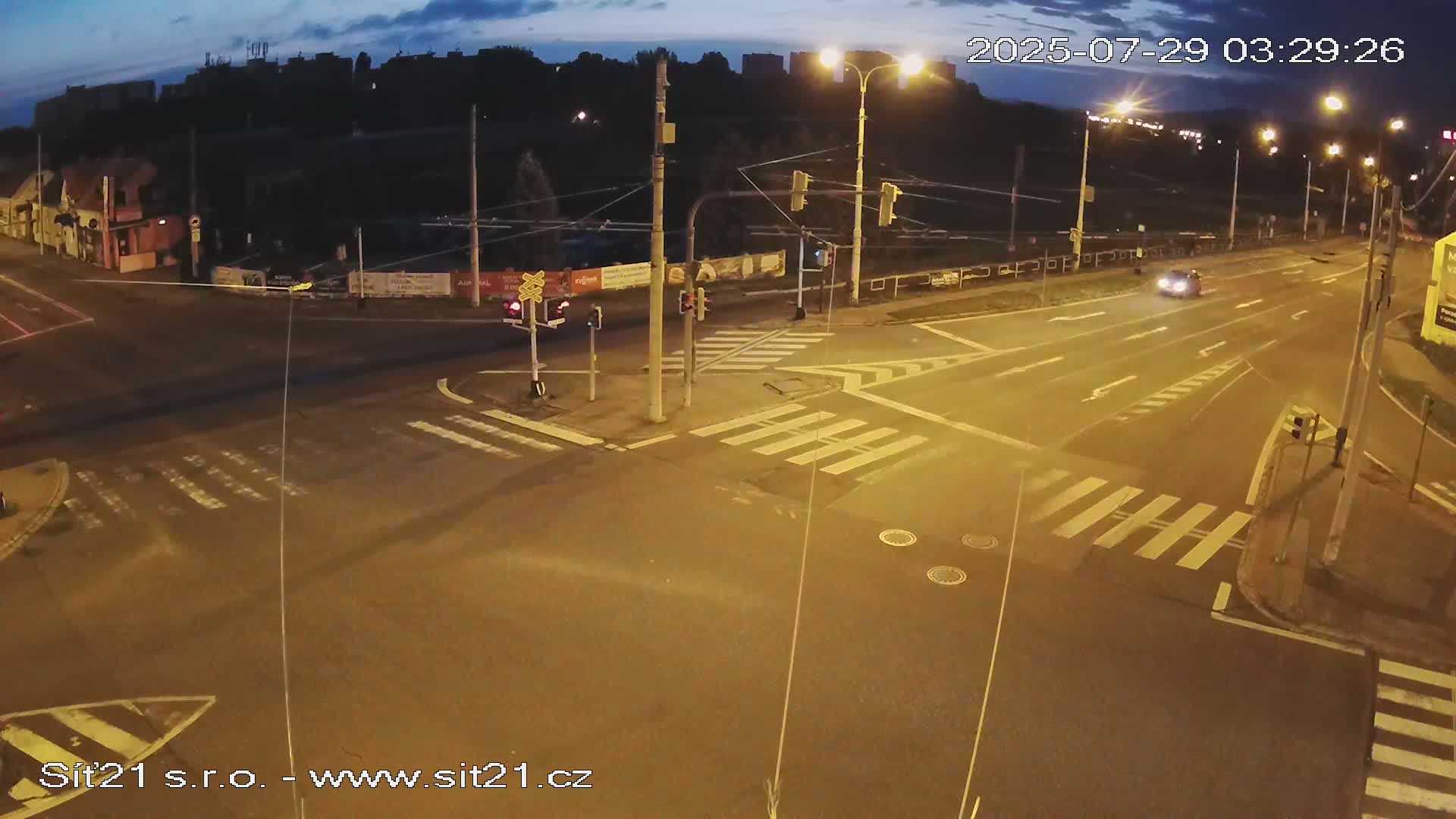 Otrokovice-Kvitkovice-Zlin - Railway Highway 55 & 49 Junction Live Cam - Otrokovice, Zlin, Czechia