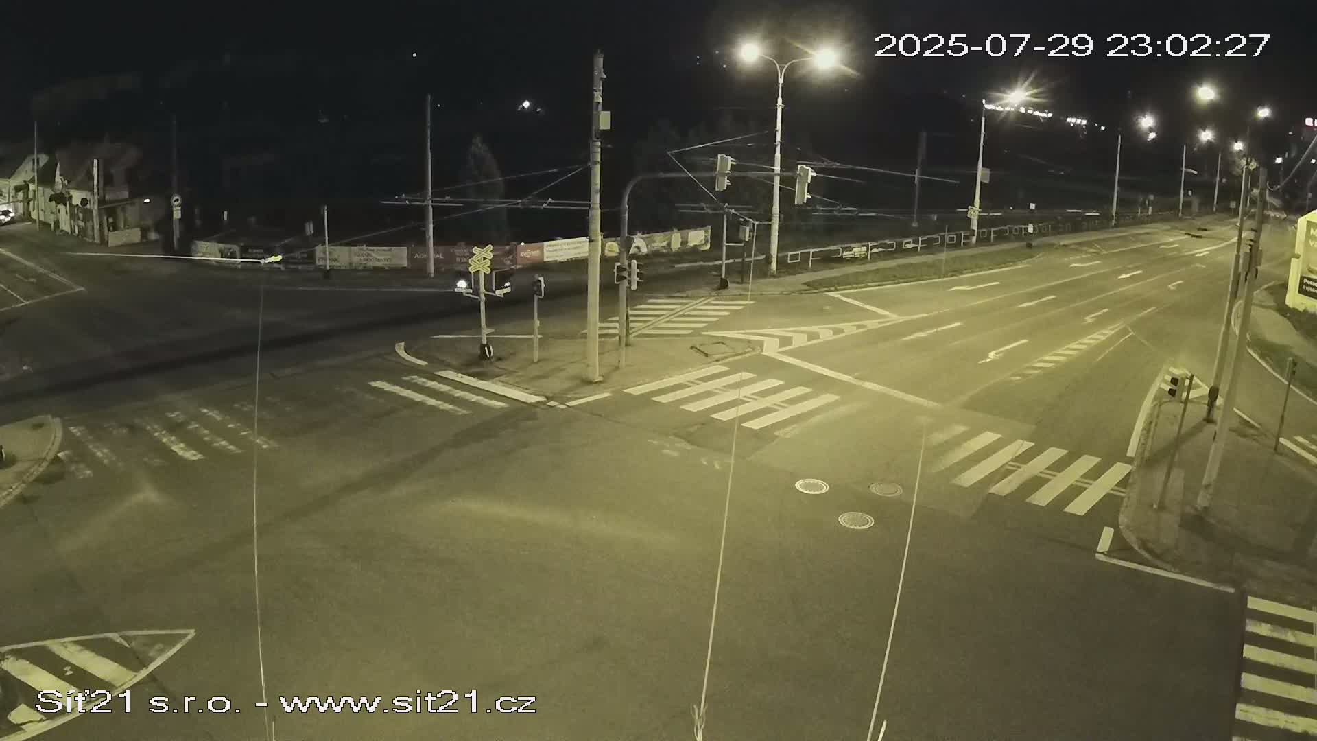 Otrokovice-Kvitkovice-Zlin - Railway Highway 55 & 49 Junction Live Cam - Otrokovice, Zlin, Czechia