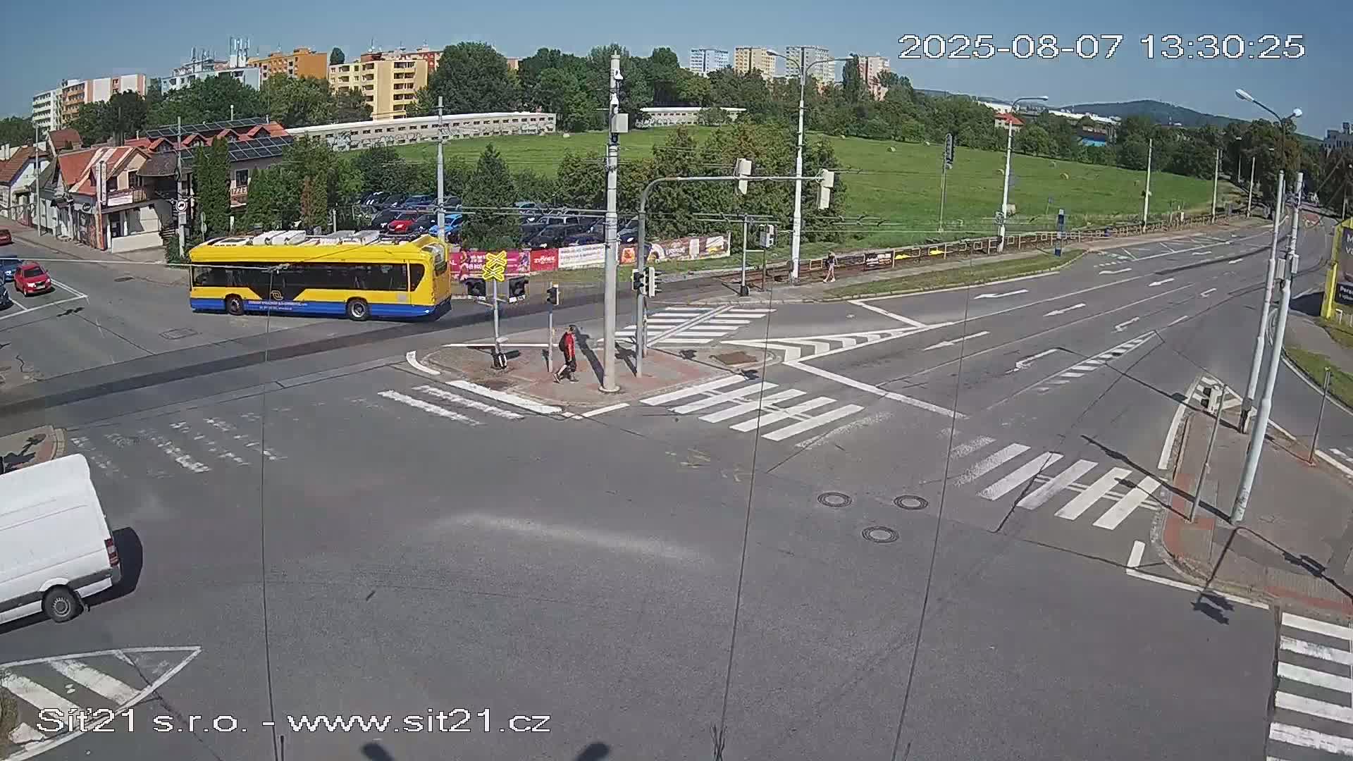 Otrokovice-Kvitkovice-Zlin - Railway Highway 55 & 49 Junction Live Cam - Otrokovice, Zlin, Czechia