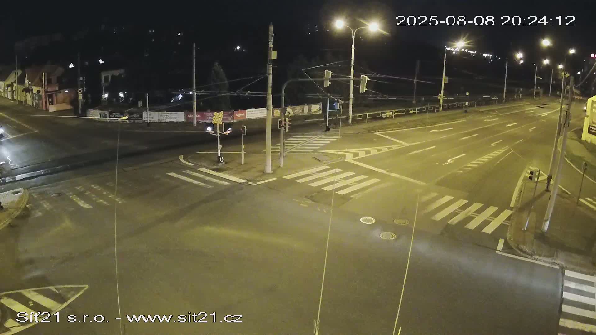 Otrokovice-Kvitkovice-Zlin - Railway Highway 55 & 49 Junction Live Cam - Otrokovice, Zlin, Czechia