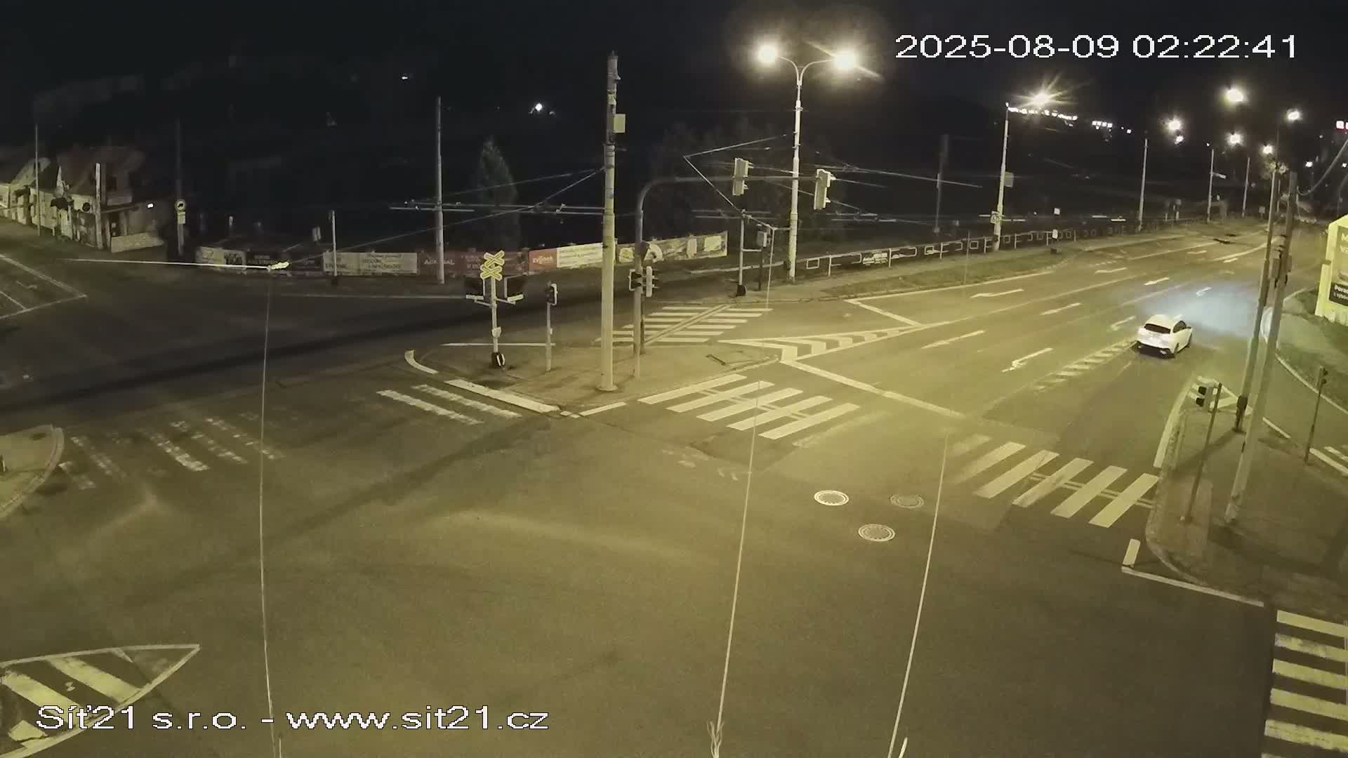 Otrokovice-Kvitkovice-Zlin - Railway Highway 55 & 49 Junction Live Cam - Otrokovice, Zlin, Czechia