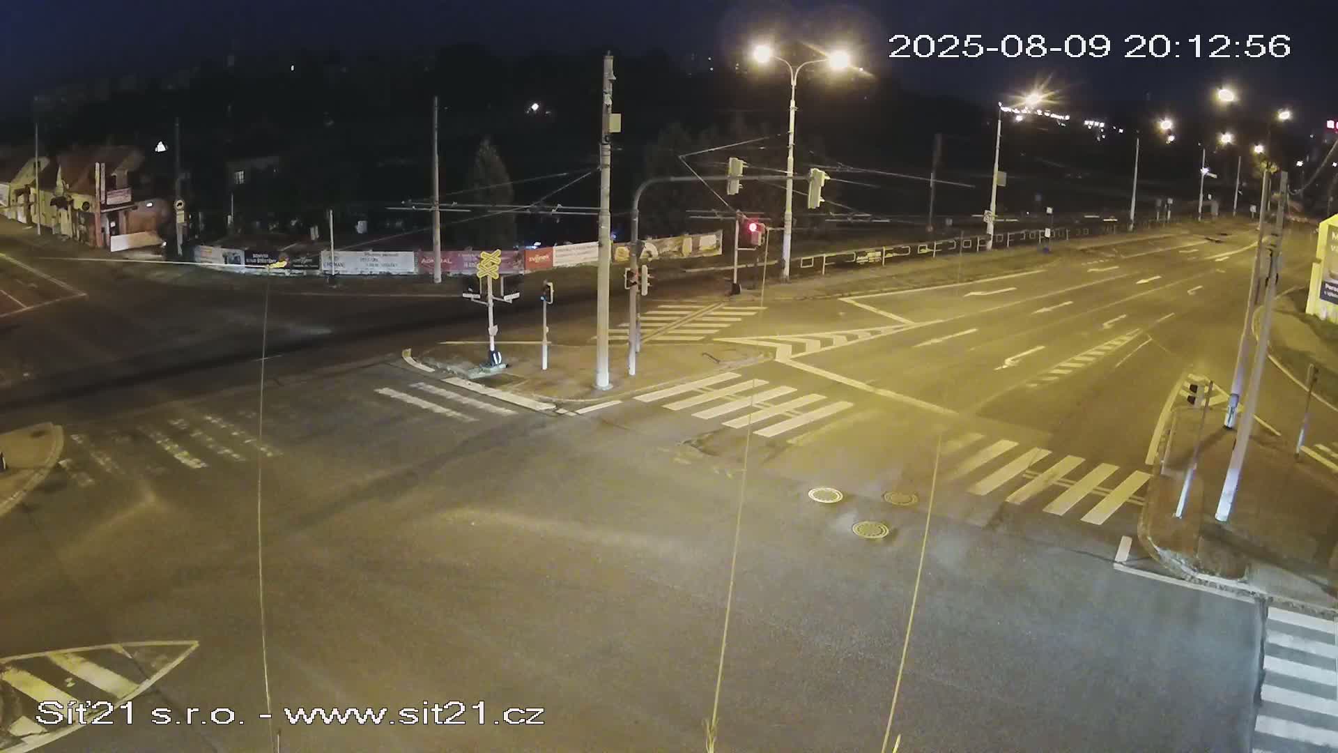 Otrokovice-Kvitkovice-Zlin - Railway Highway 55 & 49 Junction Live Cam - Otrokovice, Zlin, Czechia