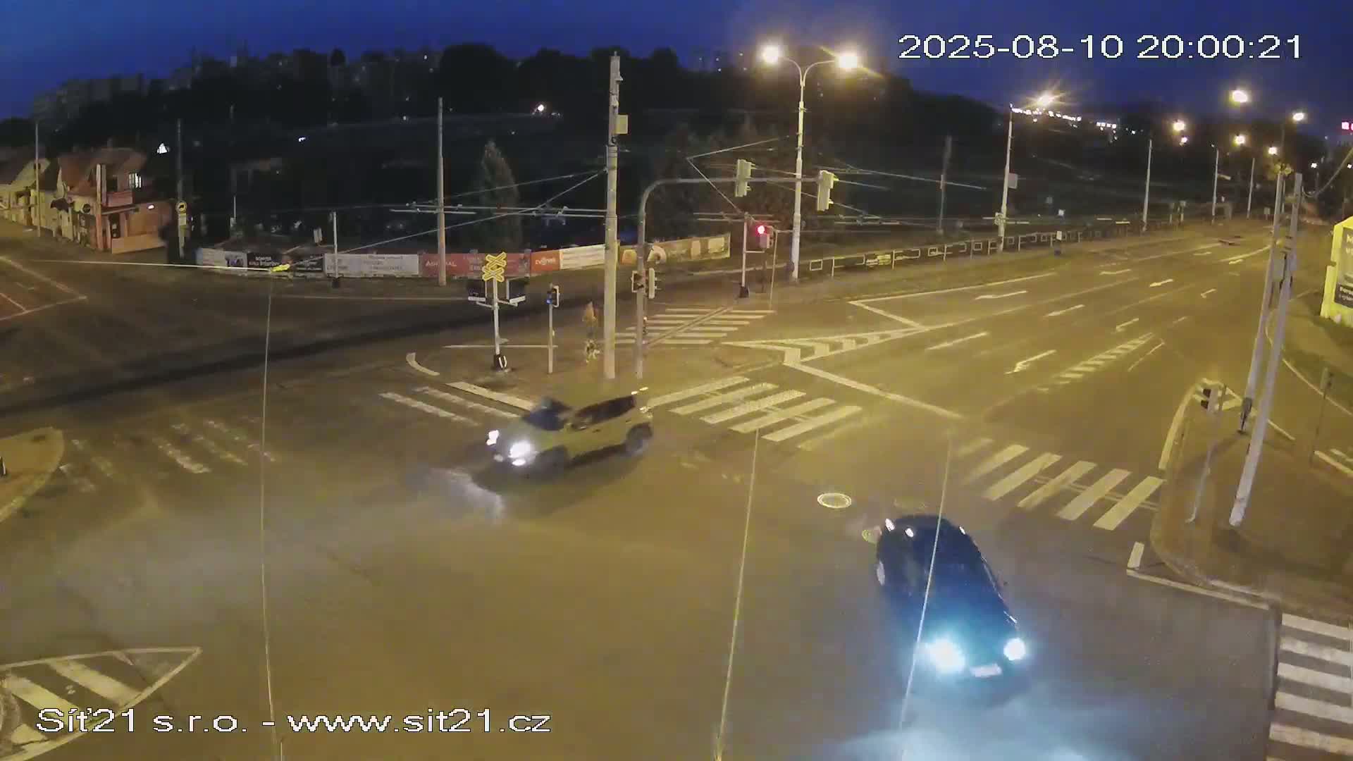Otrokovice-Kvitkovice-Zlin - Railway Highway 55 & 49 Junction Live Cam - Otrokovice, Zlin, Czechia