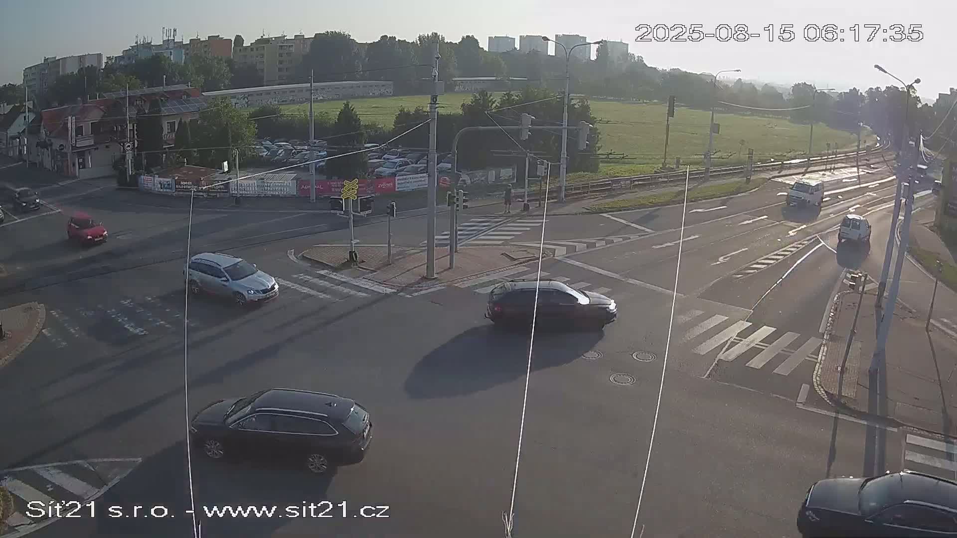 Otrokovice-Kvitkovice-Zlin - Railway Highway 55 & 49 Junction Live Cam - Otrokovice, Zlin, Czechia