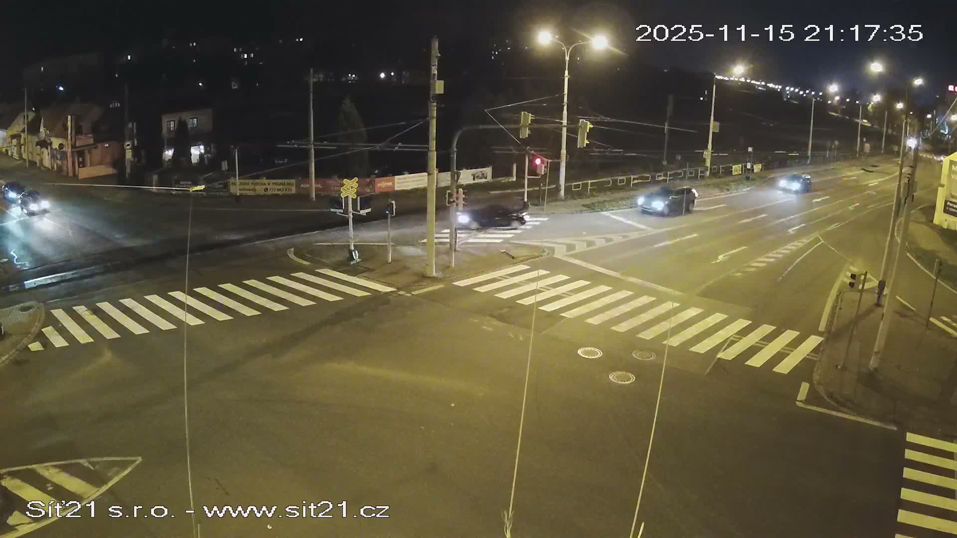 Otrokovice-Kvitkovice-Zlin - Railway Highway 55 & 49 Junction Live Cam - Otrokovice, Zlin, Czechia