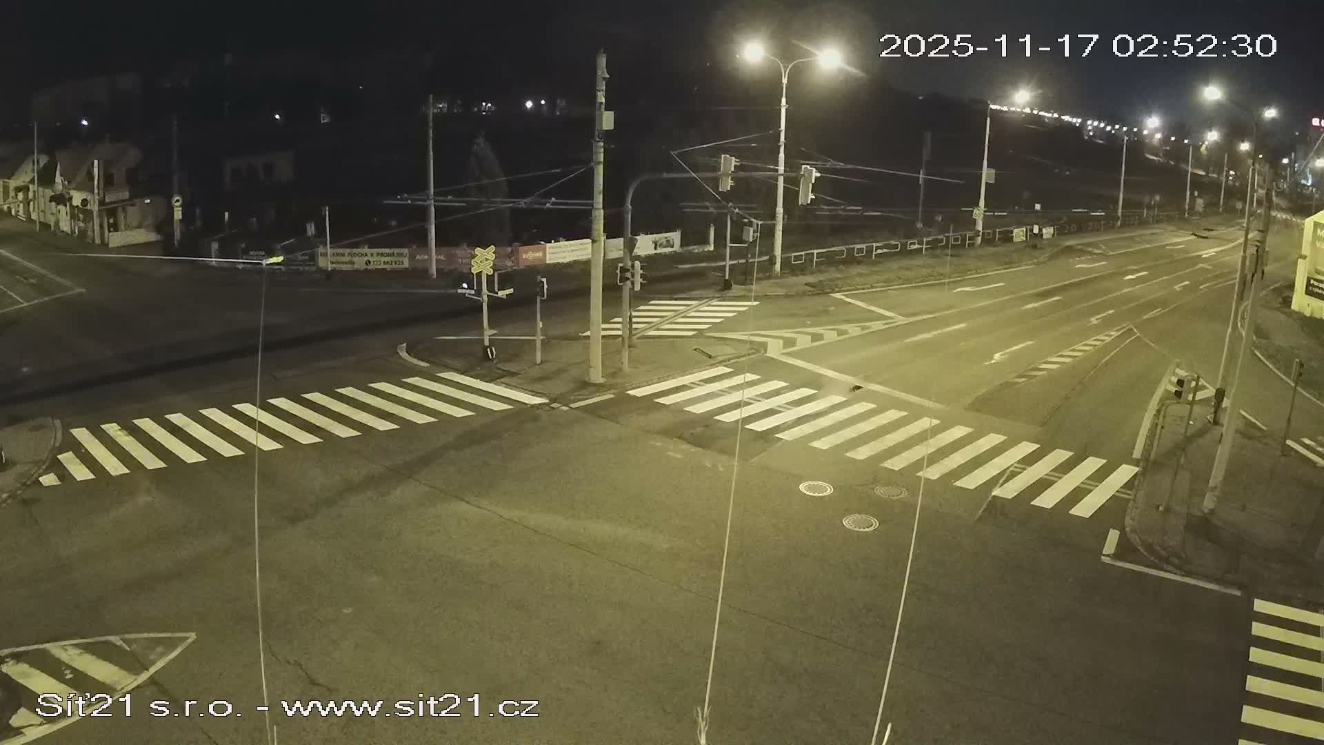 Otrokovice-Kvitkovice-Zlin - Railway Highway 55 & 49 Junction Live Cam - Otrokovice, Zlin, Czechia