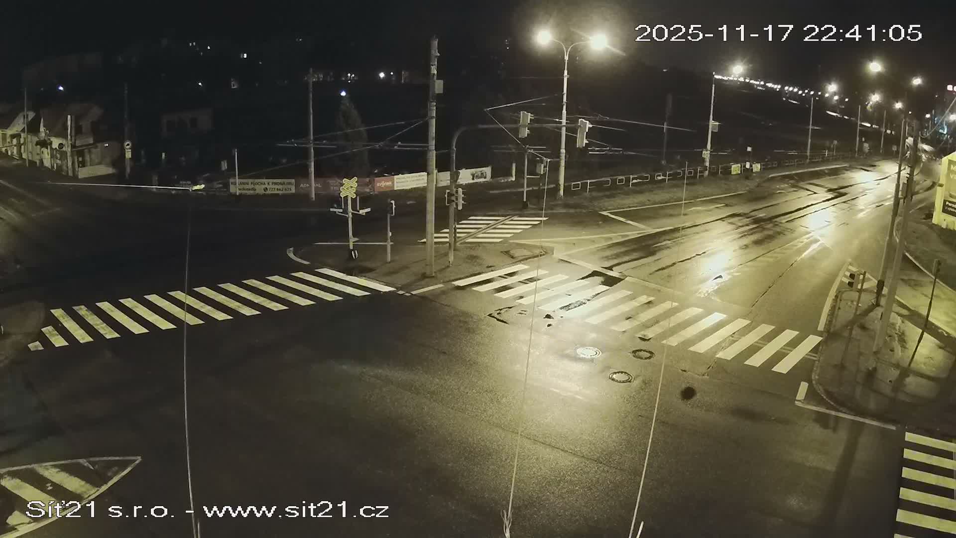 Otrokovice-Kvitkovice-Zlin - Railway Highway 55 & 49 Junction Live Cam - Otrokovice, Zlin, Czechia