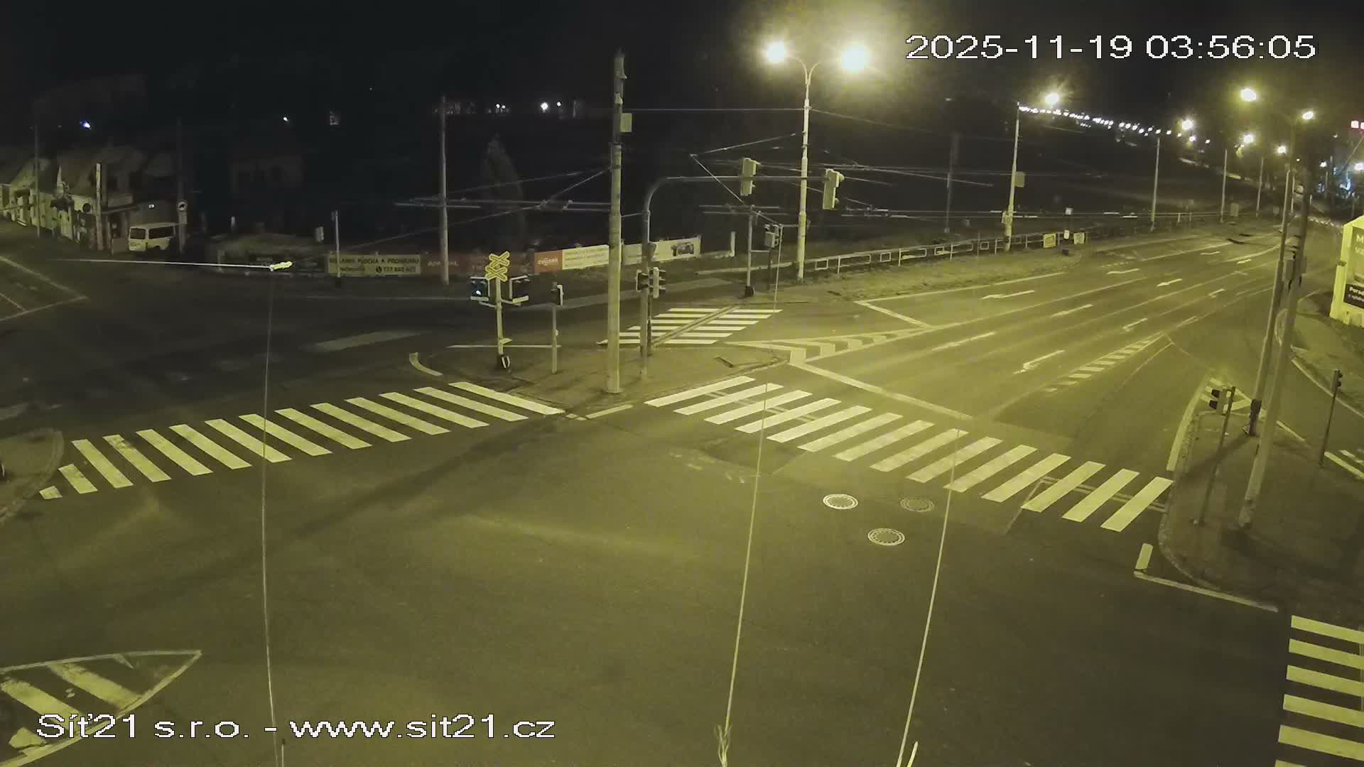 Otrokovice-Kvitkovice-Zlin - Railway Highway 55 & 49 Junction Live Cam - Otrokovice, Zlin, Czechia
