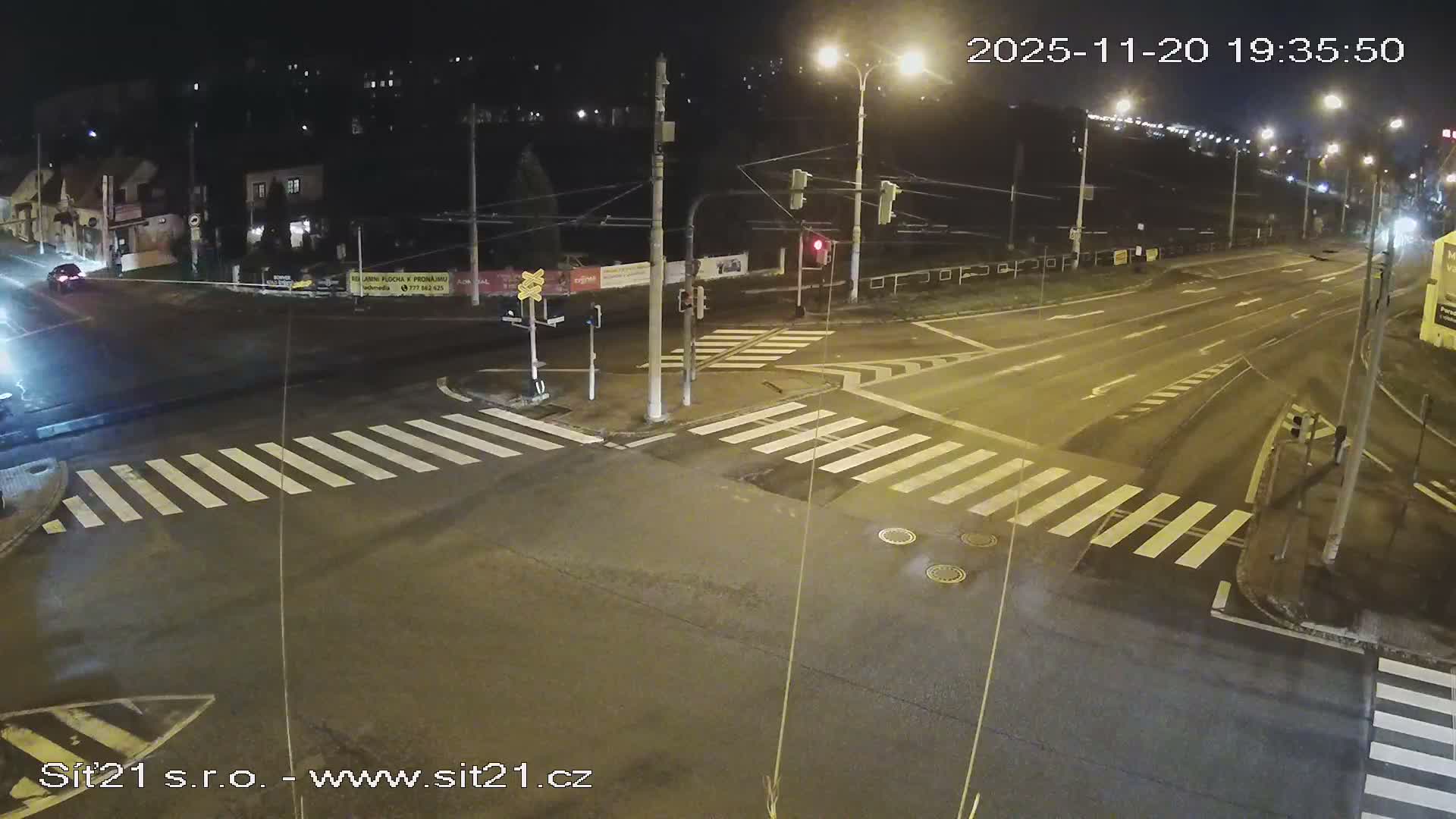 Otrokovice-Kvitkovice-Zlin - Railway Highway 55 & 49 Junction Live Cam - Otrokovice, Zlin, Czechia