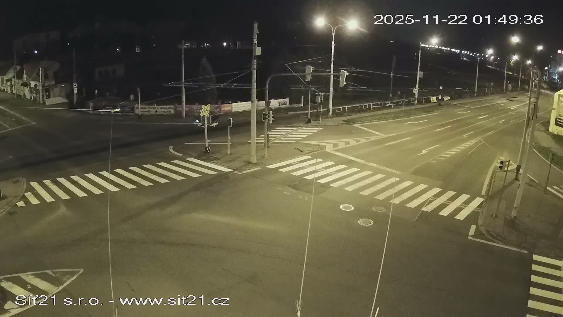 Otrokovice-Kvitkovice-Zlin - Railway Highway 55 & 49 Junction Live Cam - Otrokovice, Zlin, Czechia