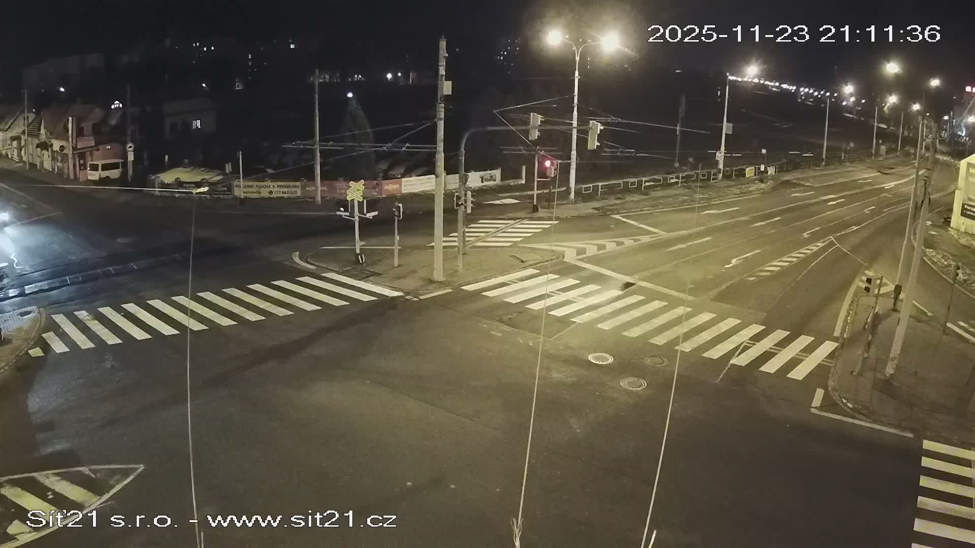 Otrokovice-Kvitkovice-Zlin - Railway Highway 55 & 49 Junction Live Cam - Otrokovice, Zlin, Czechia