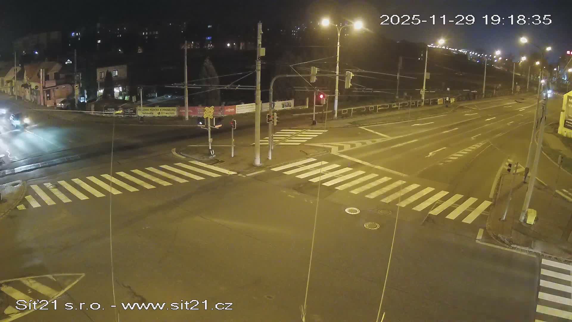 Otrokovice-Kvitkovice-Zlin - Railway Highway 55 & 49 Junction Live Cam - Otrokovice, Zlin, Czechia