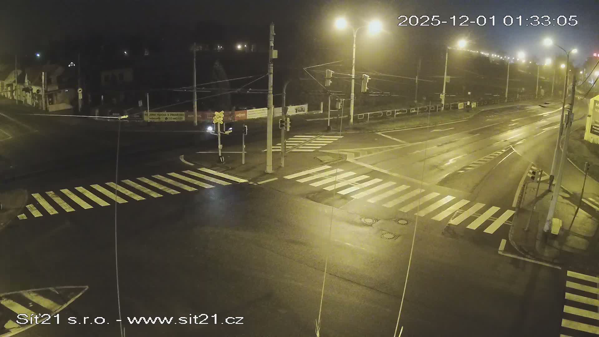 Otrokovice-Kvitkovice-Zlin - Railway Highway 55 & 49 Junction Live Cam - Otrokovice, Zlin, Czechia