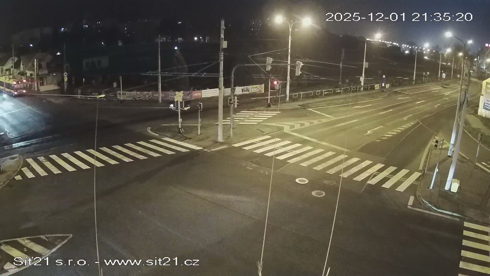 Otrokovice-Kvitkovice-Zlin - Railway Highway 55 & 49 Junction Live Cam - Otrokovice, Zlin, Czechia